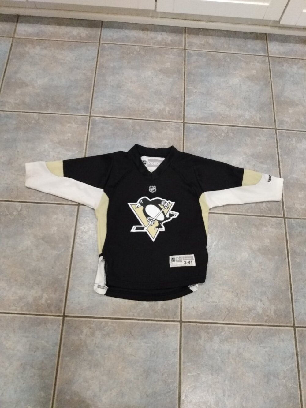 Reebok Pittsburgh Penguins Jersey Toddler 2T-4T NHL kids